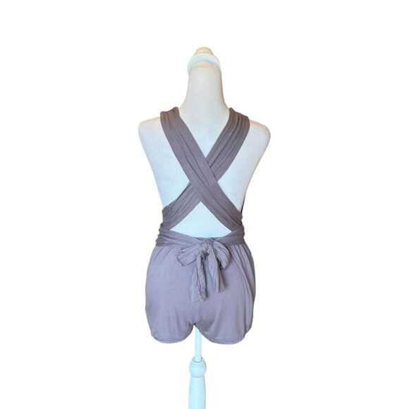 Lulus Any Way You Want Me Dusty Purple Convertible Romper Womens Small New - Picture 7 of 13